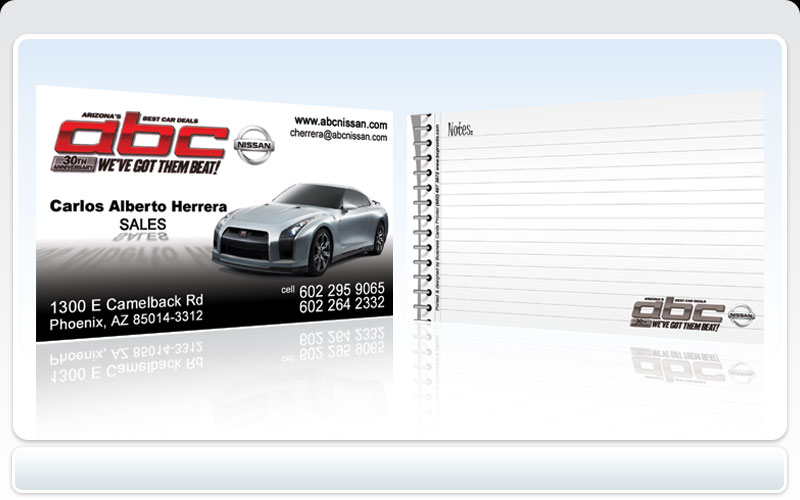 Nissan business cards #6