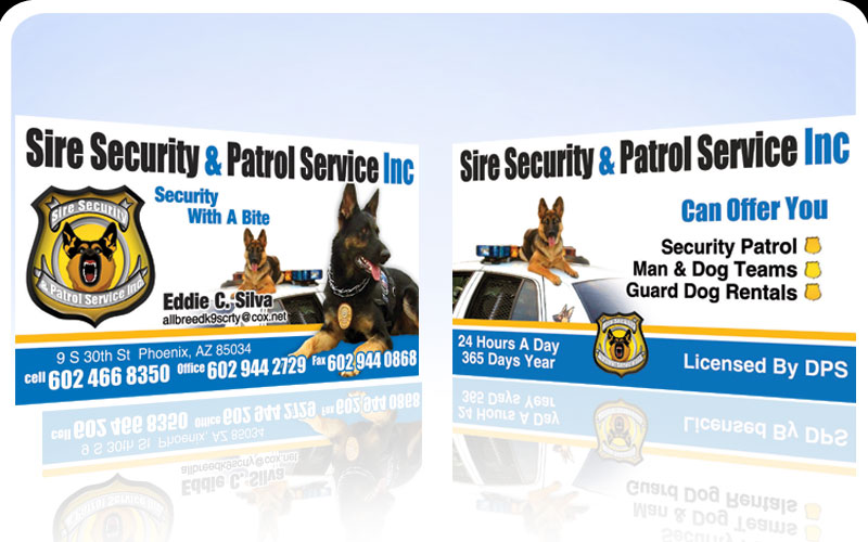 Security Business Cards