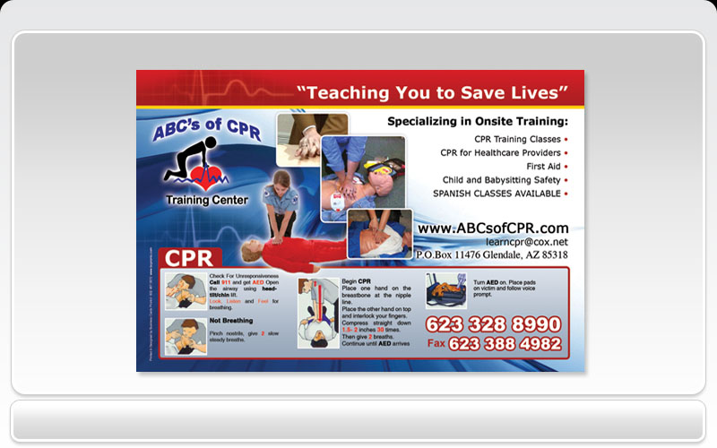 Business Cards Pronto! ABC's of CPR